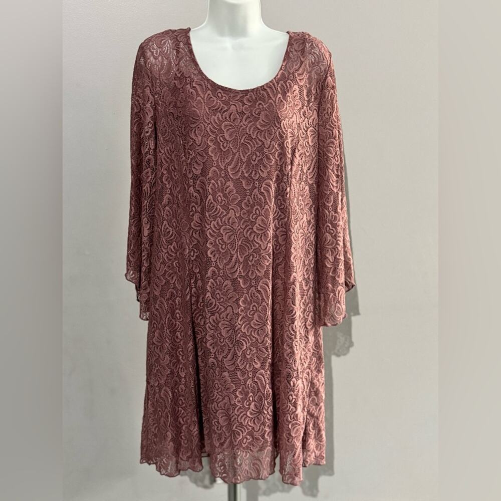Cato Women’s Lace Bell sleeve Dress size XL